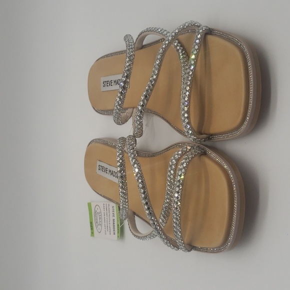 1111- Steve Madden Women's Bling Sandals Size 7 NWT - Picture 4 of 8